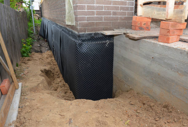 SJ Waterproofing Pros technician performing targeted Crawl Space Encapsulation assessment in Williamstown, KY